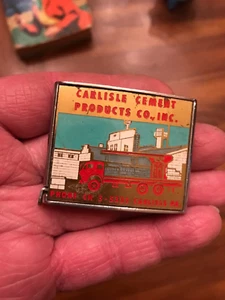THE WELLINGTON LINE AD. TAPE MEASURE CARLISLE CEMENT CARLISLE PA. - Picture 1 of 3