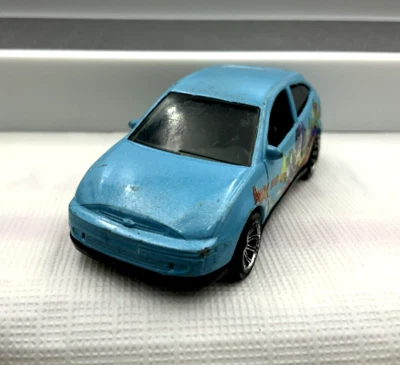 Matchbox Mickey Mouse Clubhouse Ford Focus Metalflake Light Blue Die Cast - Image 1 of 4