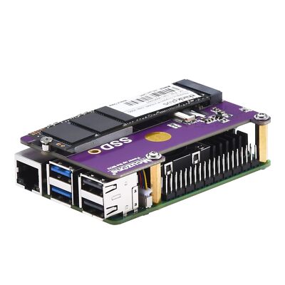 PCIe M.2 Hat for Raspberry Pi 5 NVMe SSD PIP ...