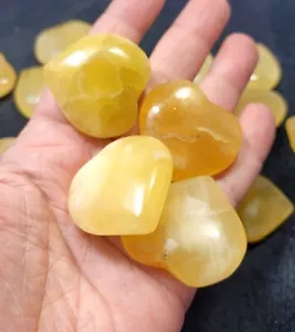 Miel Calcita Corazones Pulido Afganistán 25 piezas 750 g - Imagen 1 de 5