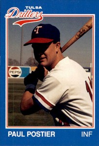 1989 Tulsa Drillers Grand Slam #21 Paul Postier Tulsa Oklahoma OK Baseball Card
