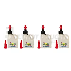 4x Sunoco Clear 3 Gallon Utility Jug with Fastflo Lid - Picture 1 of 2