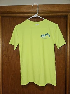 Unisex Eddie Bauer Neon Yellow Active/ Swim Shirt Size L (14) - Picture 1 of 2