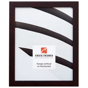 Craig Frames Colori 75, 0.75 Inch Wide Modern Burgundy Walnut Picture Frame - Picture 1 of 10