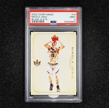 2022-2023 Nikola Jokic Court Kings Blank Slate PSA 9 SSP  Championship YEAR