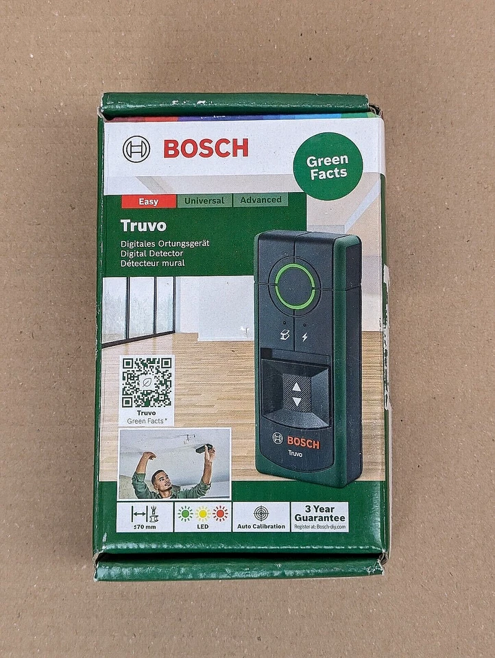 BOSCH TRUVO DIGITAL METAL AND CABLE DETECTOR - Image 1 of 1
