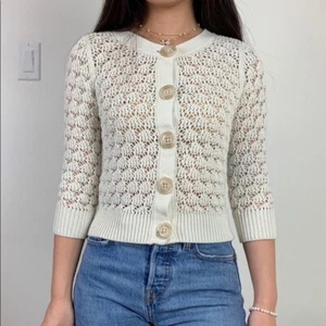 xs open knit cardigan old navy - Bild 1 von 4