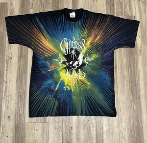 RARE HTF Vtg 1990s 90s Cypress Hill AoP All Over Print Shirt Rap T-Shirt Size XL - Picture 1 of 10