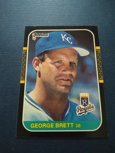 1987 Donruss Baseball George Brett #54 HOF Factory Set Break NM-MT