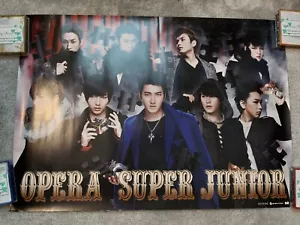 Super Junior Opera Japan Promo Poster Version A AND B SJ Suju Promotional Set - Picture 1 of 9