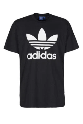 Adidas Men's T-Shirt Trefoil Logo Graphic Athletic Short Sleeve Shirt - Image 1 of 4