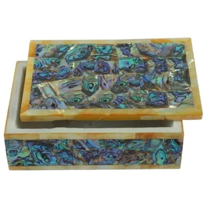 6"x4" Marble Unique Adorable Random Inlay Work Handmade Box Decor & Gifts - Image 1 of 3