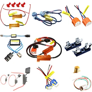 2x Versions Resistance Load Resistance BAY15D Ba15S Bau15s H4 H7 T10 HB4 Ohm - Picture 1 of 39