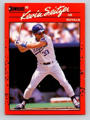 Kevin Seitzer 1990 Donruss #85 Kansas City Royals - Image 1 of 2