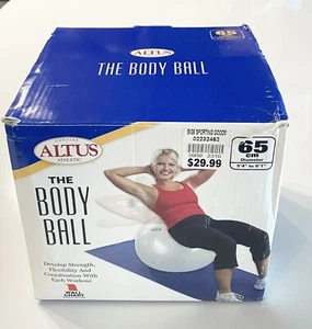 Genuine ALTUS Athletic The Body Ball, 65 cm. Be Fit, Look Fit All Fitness Levels - Picture 1 of 7