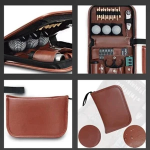 Golf Accessories Storage Bag for Case, Golf Balls, Rangefinder, Golf Tees, Brush - Picture 1 of 7