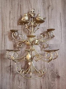 Metal "Candlelight Classics" Gold Tone Candelabras 10 Pillar/Votive Candle - Picture 1 of 14