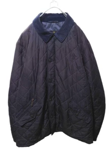 Barbour Quilting Jacket Coat black size L Embroidered Logo - Picture 1 of 11