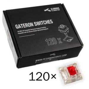 Glorious PC Gaming Gateron Red Switches (120 pieces) - Picture 1 of 3