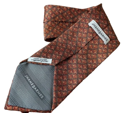 Jhane Barnes Men's Multicolor Woven 100% Silk Luxury Tie $85 Made in Japan - Image 1 of 4