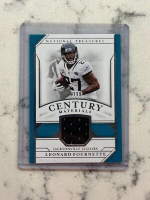 2018 Panini National Treasures - Century Materials Leonard Fournette /99 (MEM) - Image 1 of 2