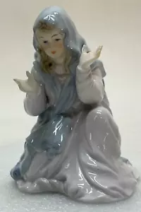 Maria Figur Enesco Krippe Porzellan Ersatzfigur 1988 Paul Connolly - Bild 1 von 12