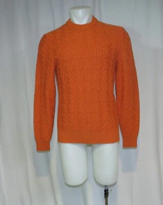 Brioni Heavy Wool Dollar Sign Cable Knit Sweater Small Size US 36 NWT - Image 1 of 4