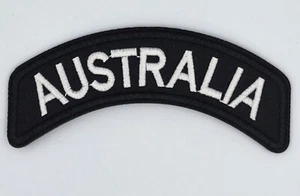 Australia Rocker Biker Harley Davidson Vest Embroidered Patch Badge Iron Sew On - Picture 1 of 3