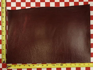AUTHENTIC HORWEEN LOLIPOP RED CAVALIER LEATHER CUT 5oz 18.5"x12.5" NAT. QLTY - Picture 1 of 9
