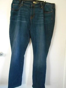 OLD Navy Dark Denim Sweetheart Ladies Jeans 16 Long - Picture 1 of 5