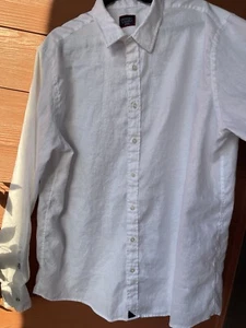 UNTUCKit Shirt Mens XXL White 100% Linen Slim Fit Wrinkle Resistant  EUC Summer - Picture 1 of 12