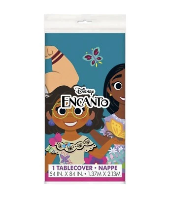 Capa de Mesa Plástica Disney Encanto 54”x 84” - Aniversário/Festa/Celebração - Imagem 1 de 4