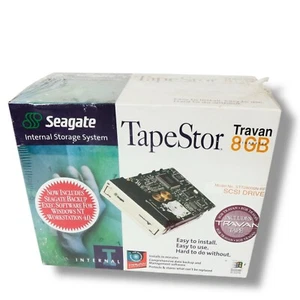Seagate Tapestor STT28000N-RFT 8GB SCSI Drive 3.5 " 5.25 " - SEALED NEVER OPEN - Picture 1 of 8