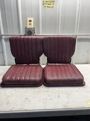 1984-1996 Chevrolet S10 GMC Sonoma Rear Jump Seats Pair OEM Foto 1 de 4