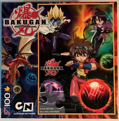 卡通网络 ~ 巴库根战斗斗士 ~ 100 件拼图 ~ 全新 — 第 1/4 张图片