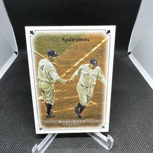 Babe Ruth 2007 Upper Deck Masterpieces #1  NY Yankees HOF Legends Jersey Sp