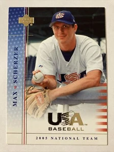 Max Scherzer 2005 Upper Deck USA Rookie Card #usa56 (4485) ex condition - Bild 1 von 2