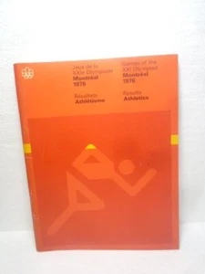 OLYMPISCHE SPIELE 1976 MONTREAL OFFIC. ERGEBNISSE LEICHTATHLETIK NUR FÜR OLYMPISCHES KOMITEE - Bild 1 von 7