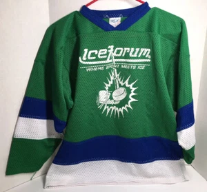 Hockey Jersey Athletic Knit Top Youth L Grega # 6  Lng Sleeve Ice Forum - Picture 1 of 8