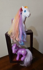My Little Pony Generation 3 Wysteria and Daffidazey ca. 2000 Vinyl Spielzeug Ponys - Bild 1 von 13