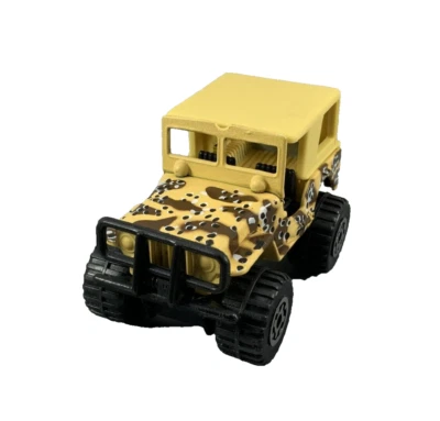 Matchbox CJ Series Jeep 4x4 Tan Desert Tan Camouflage Die Cast - Image 1 of 4