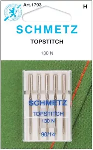 Steppstichmaschinennadel - Größe 90/14 5/Pkg, silber - Bild 1 von 2