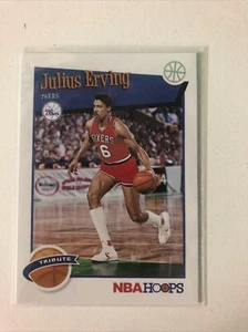 Julius Erving 2019-20 NBA HOOPS Tribute 76ers - Picture 1 of 3