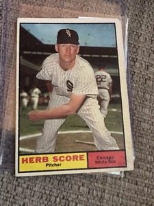 1961 Topps - #185 Herb Score -EX  - Free Shipping - Picture 1 of 2