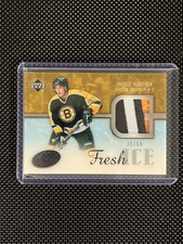 Patrice Bergeron 2005-06 Upper Deck Ice Fresh Ice Patches /50 Number Patch