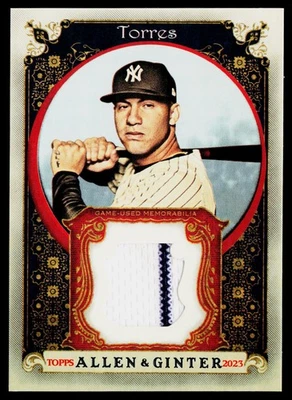 2023 Topps Allen & Ginter #AGRB-GT Gleyber Torres Allen & Ginter Relic - Image 1 of 2