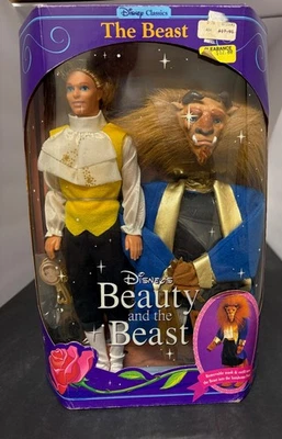 1991 Mattel #2436 Disney Beauty and the Beast The Beast NRFB - Imagem 1 de 4