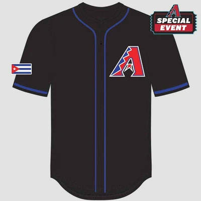 * AUTHENTIC * XL 2025 Puerto Rican Rico Heritage Arizona Diamondbacks Jersey SGA - Image 1 of 4
