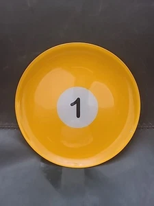 Vintage Snack Geschirr Pool Queue 1 Billard Snack Teller Poolspieler Geschenk - Bild 1 von 5