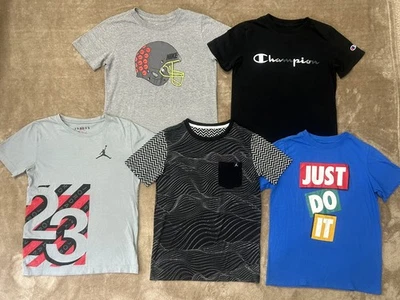 Nike Jordan Champion Medium 10-12 Bundle Tees - Image 1 of 4